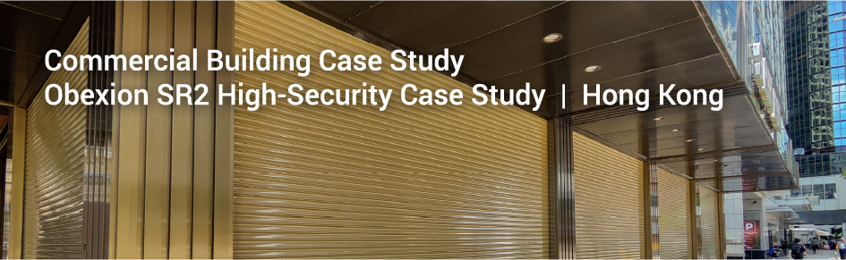 Obexion UD SR2 shutters in Central Hong Kong